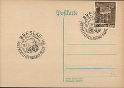 commemorative cancel "KdF-Sammlergruppen Postwertzeichenschau" (stamp exhibition) Postcard