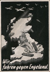 Propaganda, "We Are Moving Against England" Postcard