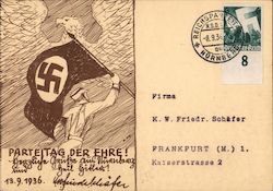 National Convention of Honor, Nuremberg 1936, Nuernberg Postcard