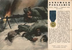 Hannibal Pagliarin- the gold medals of this war Italy World War II Postcard Postcard Postcard