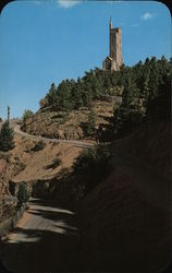 Vista of Will Rogers Shrine Colorado Springs, CO Postcard Postcard Postcard