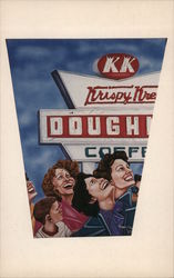 Krispy Creme Doughnuts, Oil on Canvas by C. Gross Postcard