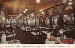 Gage & Tollner, Oyster and Chop House Postcard