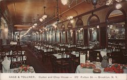 Gage & Tollner, Oyster and Chop House - Est. 1879 Postcard