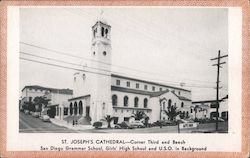 St. Joseph's Cathedral San Diego, CA Postcard Postcard Postcard