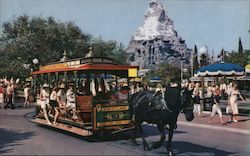 Horse-Drawn Streetcar Postcard