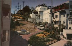 View of Lombard Street San Francisco, CA Postcard Postcard Postcard