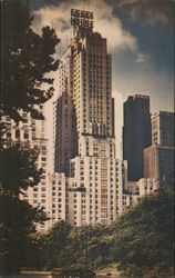 Essex House - Central Park South Overlooking the Park New York City, NY Postcard Postcard Postcard