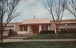 Alumni Hall, The Main Classroom Building of Subiaco Academy Arkansas Postcard Postcard Postcard