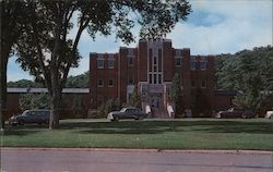 Theater Building, Veterans Administration Center Postcard