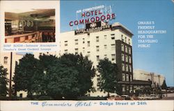 The Commodore Hotel Omaha, NE Postcard Postcard Postcard