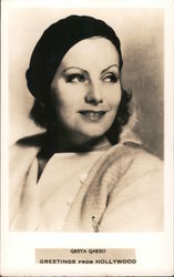 Greta Garbo, Greetings from Hollywood Actresses Postcard Postcard Postcard