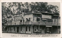 Calico Saloon, Ghost Town Knott's Berry Farm Postcard