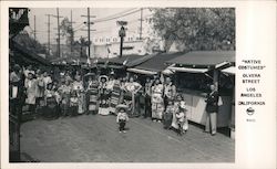 "Native Costumes" Olvera Street, Los Angeles, California Postcard Postcard Postcard