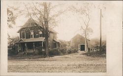 House and Barn Montague, MA Postcard Postcard Postcard