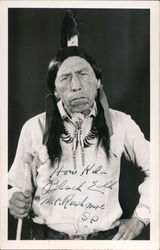 How Kola! Black Elk - Autographed Postcard