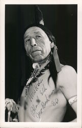 How Kola! Black Elk - Autographed Postcard