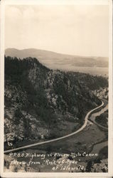 P.P.0.0. Highway in Eleven Mile Canon Park Estes Park, CO Postcard Postcard Postcard