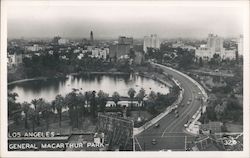 General Macarthur Park Los Angeles, CA Postcard Postcard Postcard