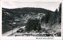 Ward - Before the Big Fire - January 24,1900 Colorado Postcard Postcard Postcard