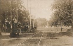 Main St. Horse-Drawn Buggies Stanton, DE Postcard Postcard Postcard