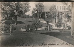 House and Yard Postcard