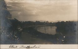 River Scene Postcard