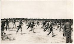 Bayonet Drill, Maneuver Grounds Postcard