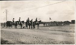 Passing Review, General Cole Postcard