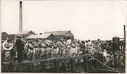 Marine Band on the Dock Postcard