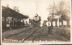 Depot, Change for Port Royal & Paris Island Yemassee, SC Postcard Postcard Postcard