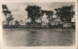 Aikens Cabins on Lake Champlain Postcard