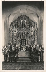 Gold Altar, St. Francis Chapel, Mission Inn Postcard