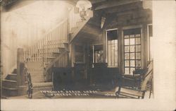 Interior of Beech Lodge Hotel Postcard