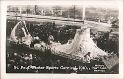 St. Paul Winter Sports Carnival 1940 Minnesota Postcard Postcard Postcard