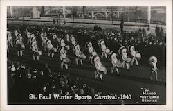 St. Paul Winter SPorts Carnival - 1940 Minnesota Postcard Postcard Postcard