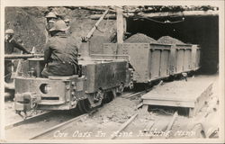 Ore Cars in Mine Hibbing, MN Postcard Postcard Postcard