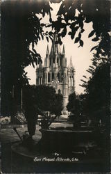 Cathedral and Square San Miguel Allende, GT Mexico Postcard Postcard Postcard