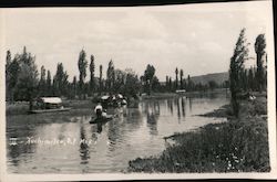 Xochimilco Canals Mexico City, DF Postcard Postcard Postcard