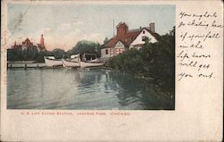 U.S. Life Saving Station, Jackson Park Chicago, IL Postcard Postcard Postcard