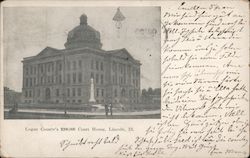 Logan County's $200,000 Court House Lincoln, IL Postcard Postcard Postcard