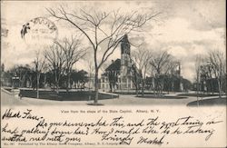 View from the steps of the State Capitol Postcard