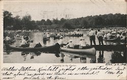 Coneing on the Charles Boston, MA Postcard Postcard Postcard