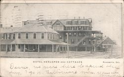 Hotel Henlopen and Cottages Rehoboth Beach, DE Postcard Postcard Postcard