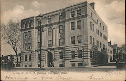 YMCA Building Fall River, MA Postcard Postcard Postcard