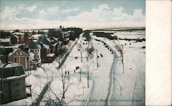 Western Promenade in Winter Portland, ME Postcard Postcard Postcard