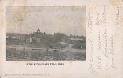 Upper Rensselaer from River New York Postcard Postcard Postcard