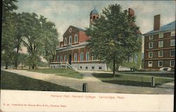 Harvard Hall, Harvard College Postcard