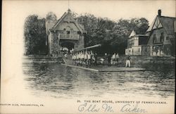 The Boat House, University of Pennsylvania Philadelphia, PA Postcard Postcard Postcard