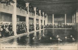 Swimming Pool Gymnasium  100x30 Ft, University og Pennsylvania Postcard